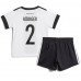 Cheap Germany Antonio Rudiger #2 Home Football Kit Children World Cup 2022 Short Sleeve (+ pants)